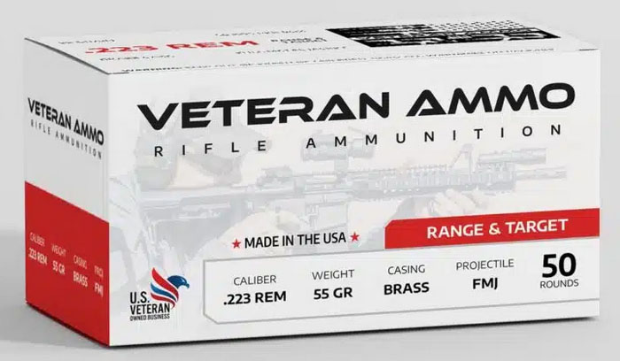 VETERAN AMMO 5.56 55GR FMJ 50/20 - Sale